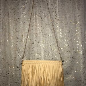Fringe Crossbody Bag Vegan Leather